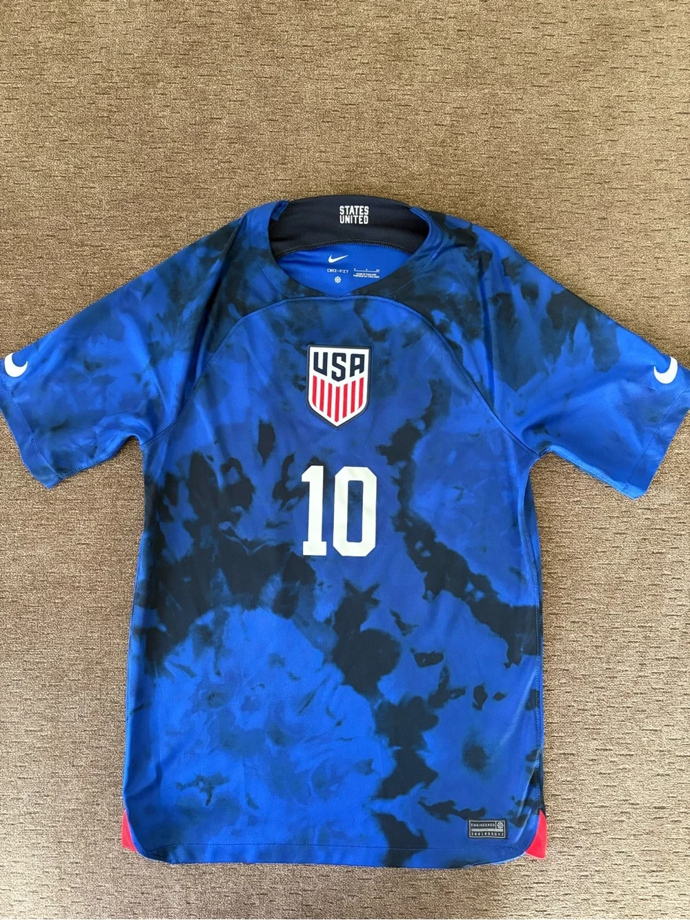 Christian Pulisic US Men's National Soccer Team Nike 2022 Away Jersey Men small